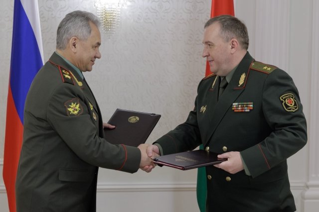 Сергей Шойгу и Виктор Хренин.