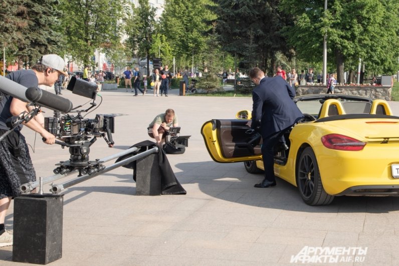 В Перми идут съёмки фильма «Культурная комедия» с актёром Алексеем Чадовым.