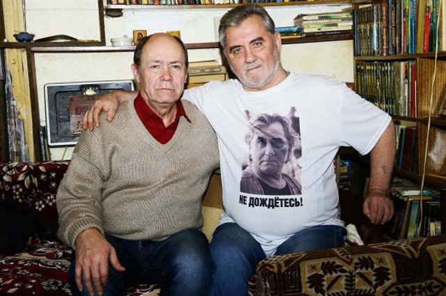 Два президента клуба – Лев Фролов (слева) и Борис Завгородний, легендарный Завгар.
