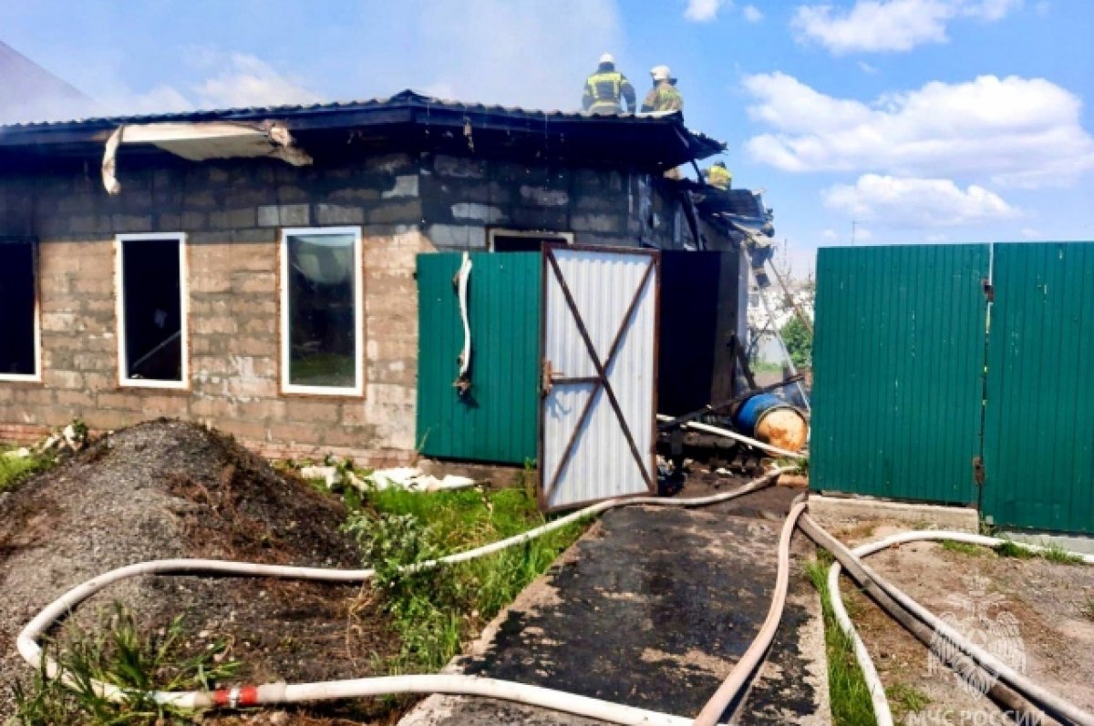 После пожара в пригороде Барнаула нашли тело пенсионера