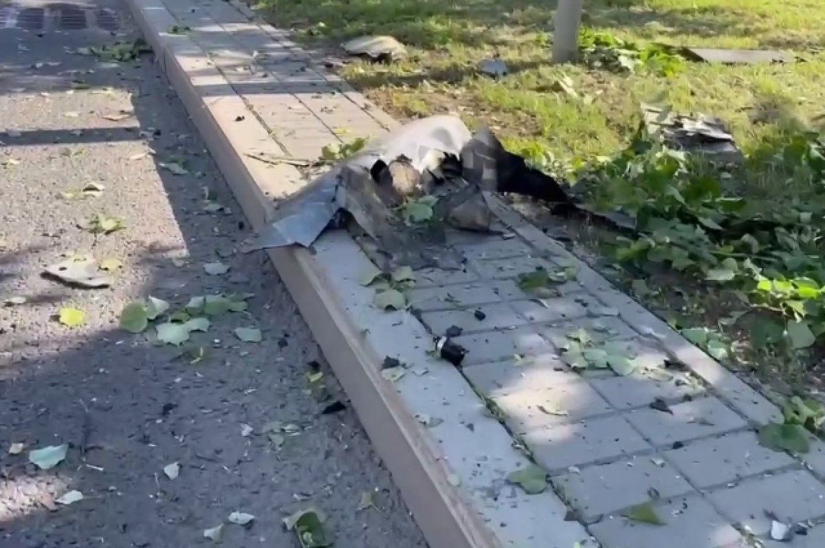 Мэр Белгорода опубликовал видео с места падения БПЛА