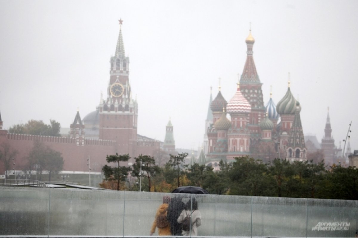 Дождь с грозой в Москве и Подмосковье может продлиться до 21:00
