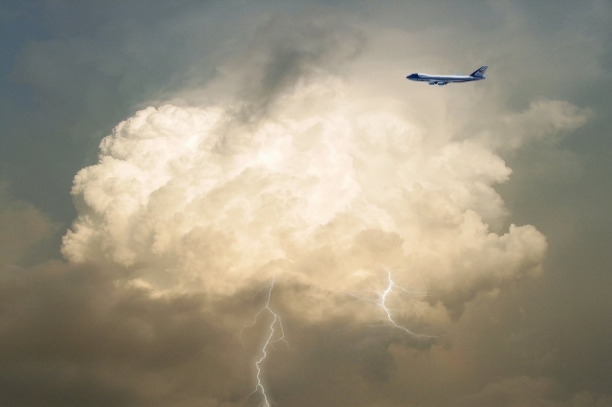 Молния попала в самолет, летевший в Москву из Владивостока