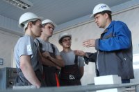 Участники форума ознакомились с материально-технической базой строительного колледжа в Ростове.
