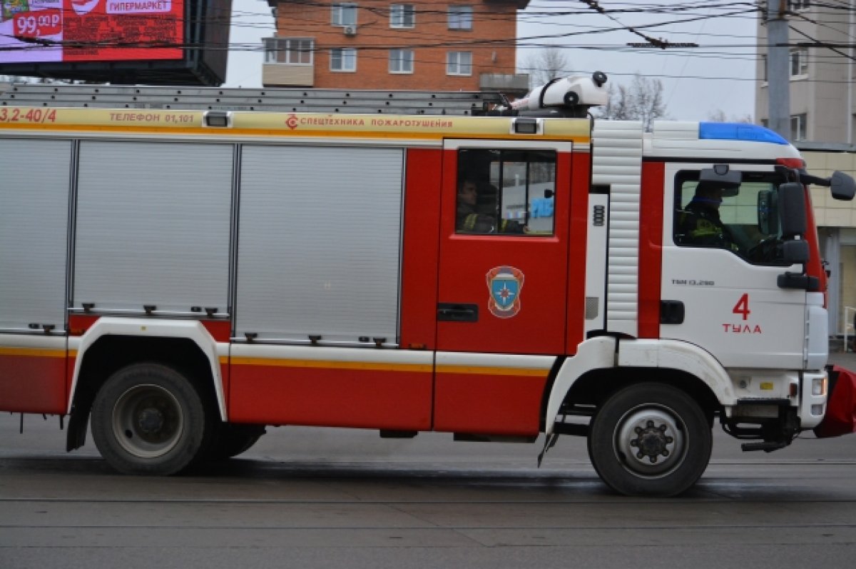 В Бердянске в районе газовой станции произошло возгорание