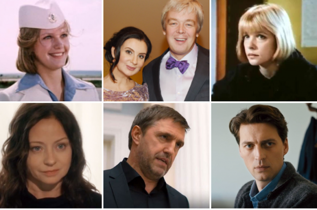 Елена Проклова, Екатерина и Александр Стриженовы, Вера Глаголева Евгения Добровольская, Владимир Вдовиченков, Иван Колесников.