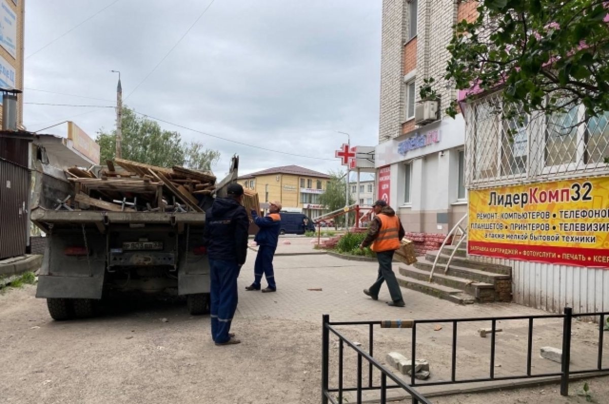 В Бежицком районе Брянска ликвидировали незаконные базары
