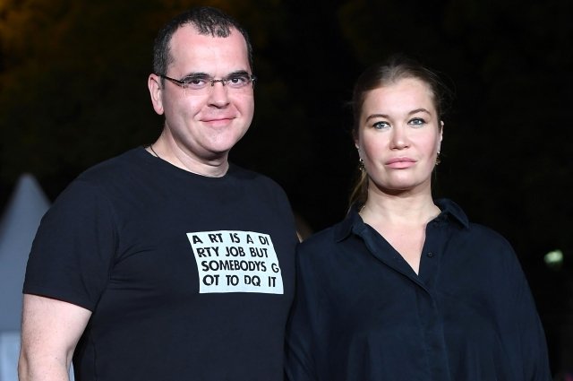 Актриса Кристина Бабушкина с супругом Андрем Гацунаевым. 