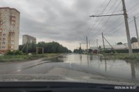 В Оренбурге после дождей снова затопило улицу Амурскую в Южном.
