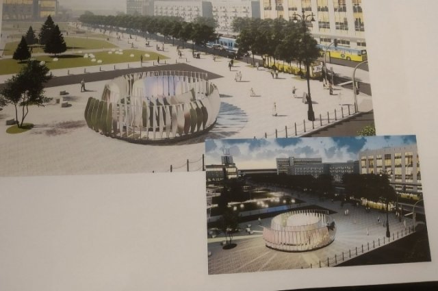 Так будет выглядеть доисторическая ракушка в центре Перми. 