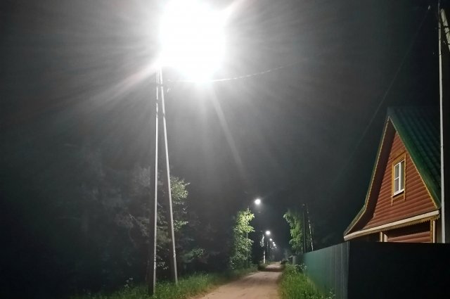 В селе Купанское филиал «Ярэнерго» модернизировал уличное освещение