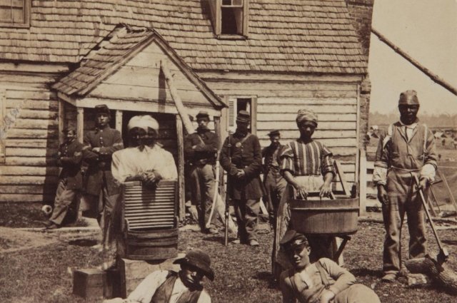 Беглые рабы, США, 1862 г.