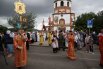 Крестный ход с мощами святого Георгия Победоносца в Иркутске.