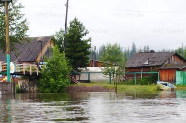Наводнение на севере Иркутской области.