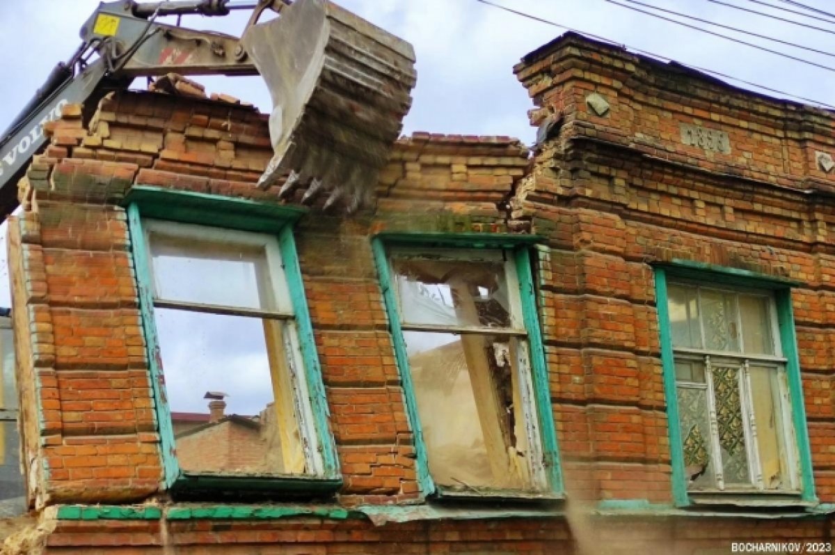 В Ростове-на-дону власти хотят снести шесть домов в центре города