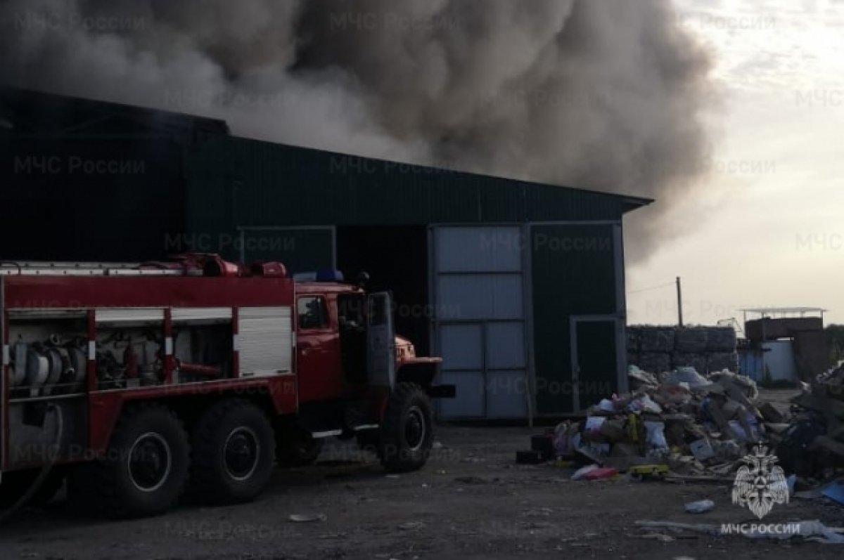 В Калужской области произошел пожар в производственном цеху | АиФ Калуга