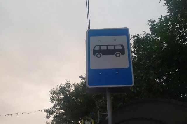 В Оренбурге пассажирский автобус на скорости врезался в столб.