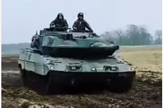 Танк Leopard на Украине.