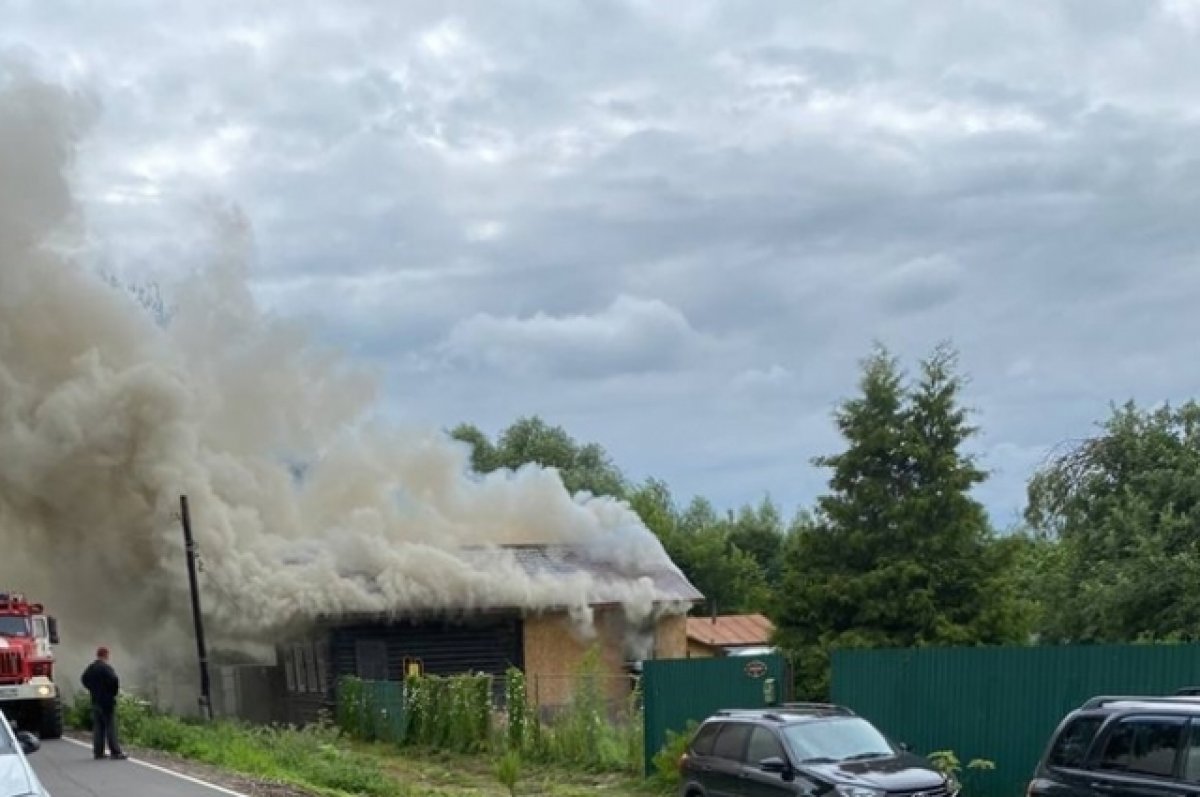 В деревне Заполок Тверской области сгорел жилой дом | АиФ Тверь