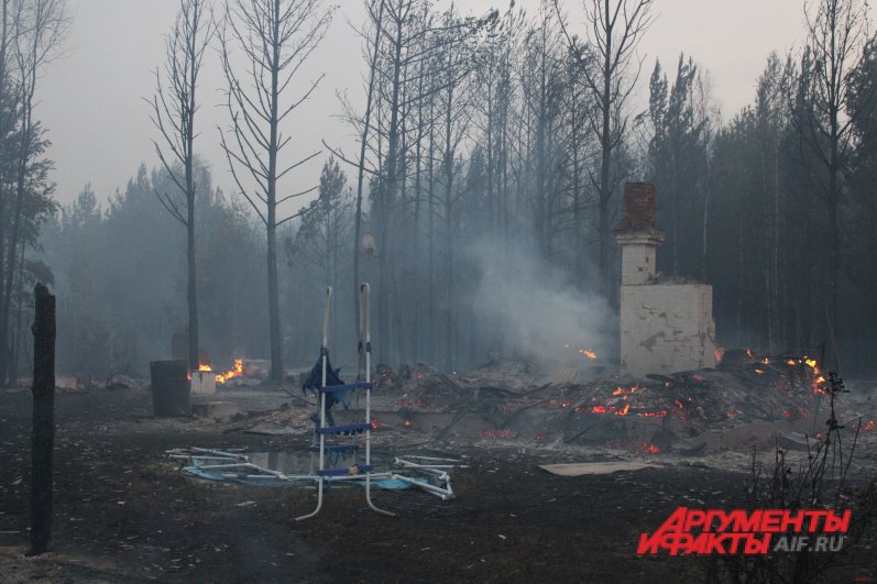 Все, что осталось от бассейна во дворе.