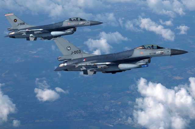 F-16, базирующиеся в Европе