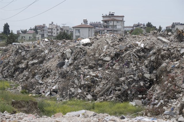 Последствия землетрясения в Антакье, Турция