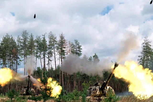 Российские артиллеристы уничтожили САУ «Krab»