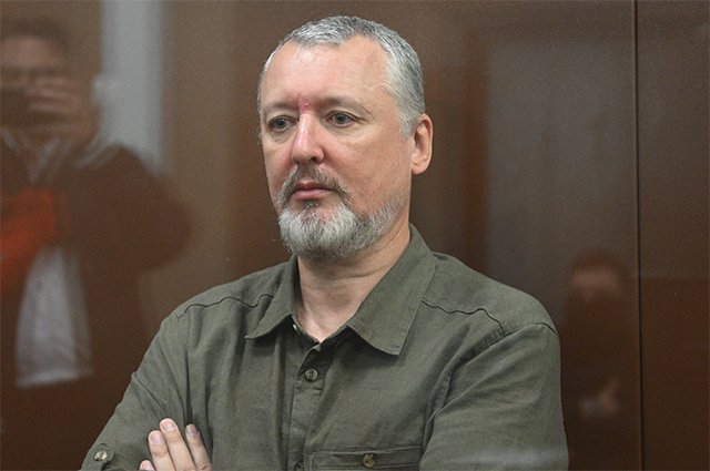 Бывший министр обороны ДНР Игорь Стрелков (Игорь Гиркин) в Мещанском суде города Москвы.
