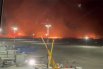 Пожар у аэропорта Палермо.