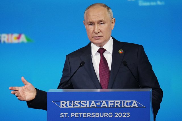 Владимир Путин на саммите «Россия — Африка»