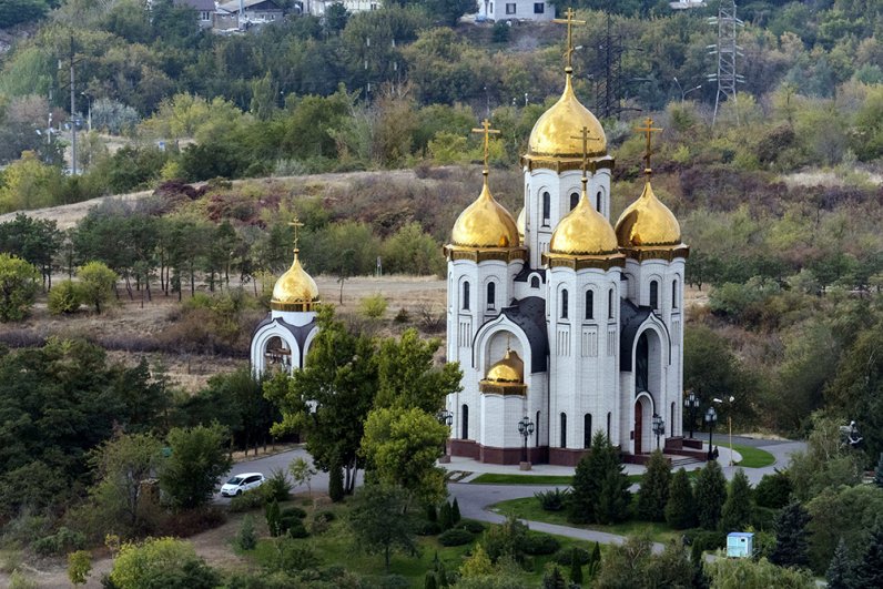 Мамаев курган. Церковь Всех Святых.