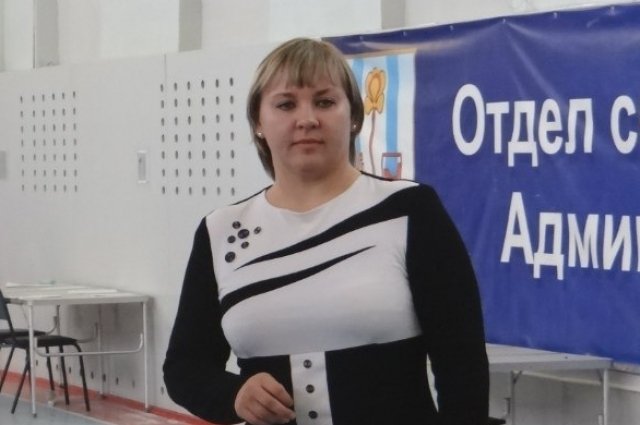 Альбина Хомич на спортивных соревнованиях в Иркутской области. 