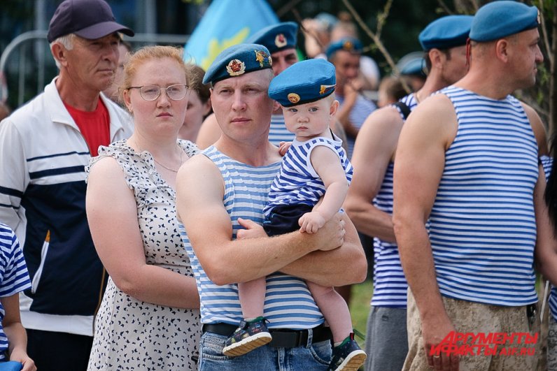 День воздушно-десантных войск в Перми.