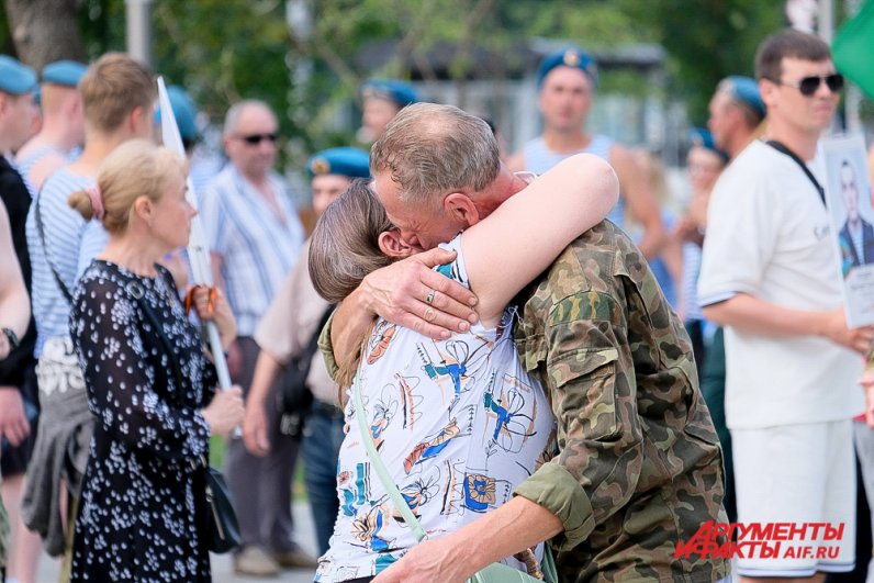 День воздушно-десантных войск в Перми.