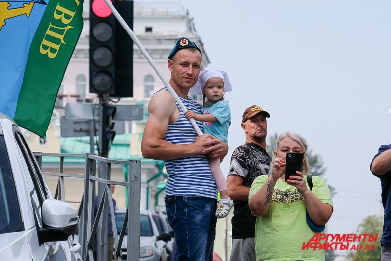 День воздушно-десантных войск в Перми.