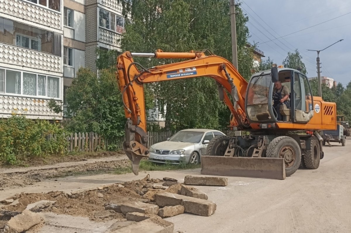 На месяц позже начался ремонт на улице Станционной в Сыктывкаре | АиФ Коми