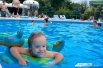 После веселых и активных игр на берегу Дона дети продолжили наслаждаться летом в роскошном бассейне базы 