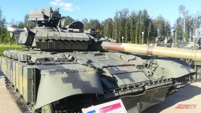 Модернизированный украинский танк Т-64БВ.