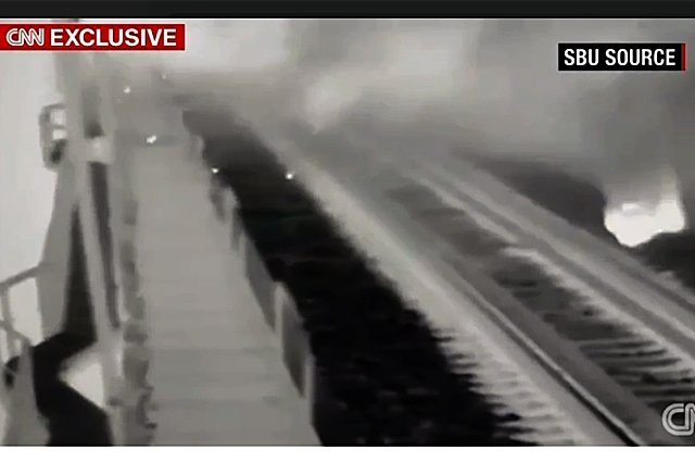 Взрыв не Крымском мосту.