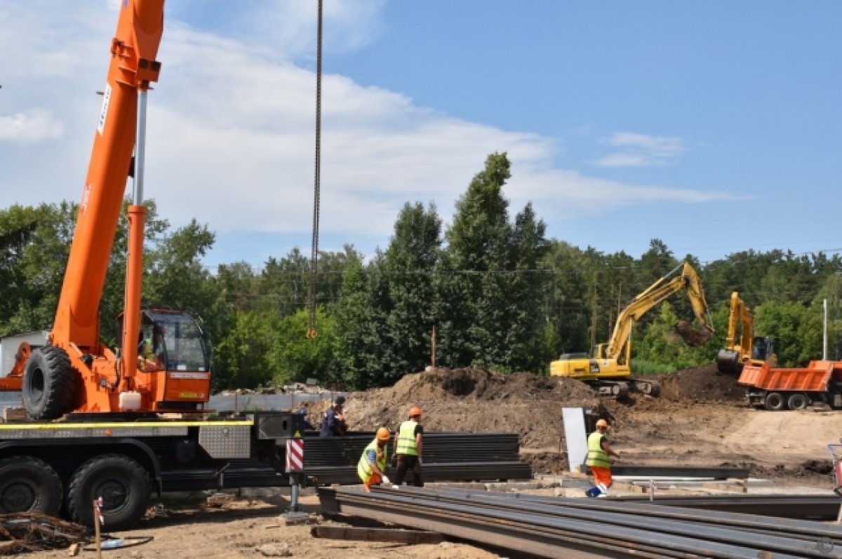 Строительство транспортной развязки продолжается в Барнауле