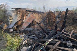 На пожаре в Оренбурге погибли мужчина и женщина.