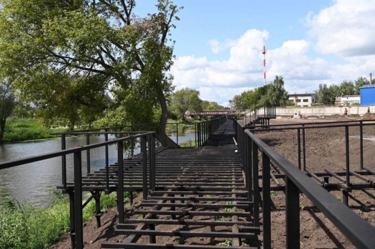 В Белгороде к концу года откроется новая набережная в районе «КонПрока» |  АиФ Белгород