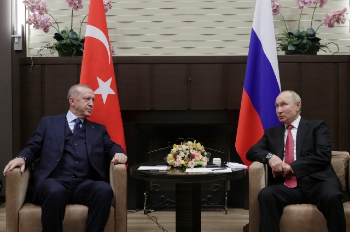 РИА Новости: переговоры Путина и Эрдогана дадут ясность по зерновой сделке