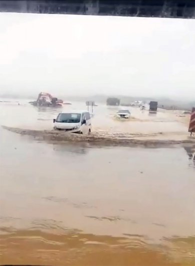 Затопленная федеральная трасса «Уссури».
