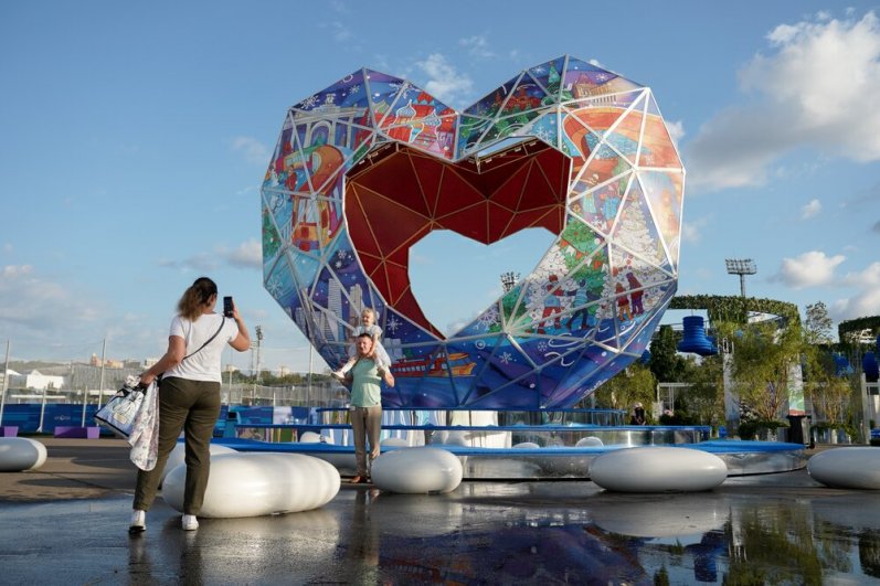 Работа площадок Московского урбанистического форума в олимпийском комплексе «Лужники».