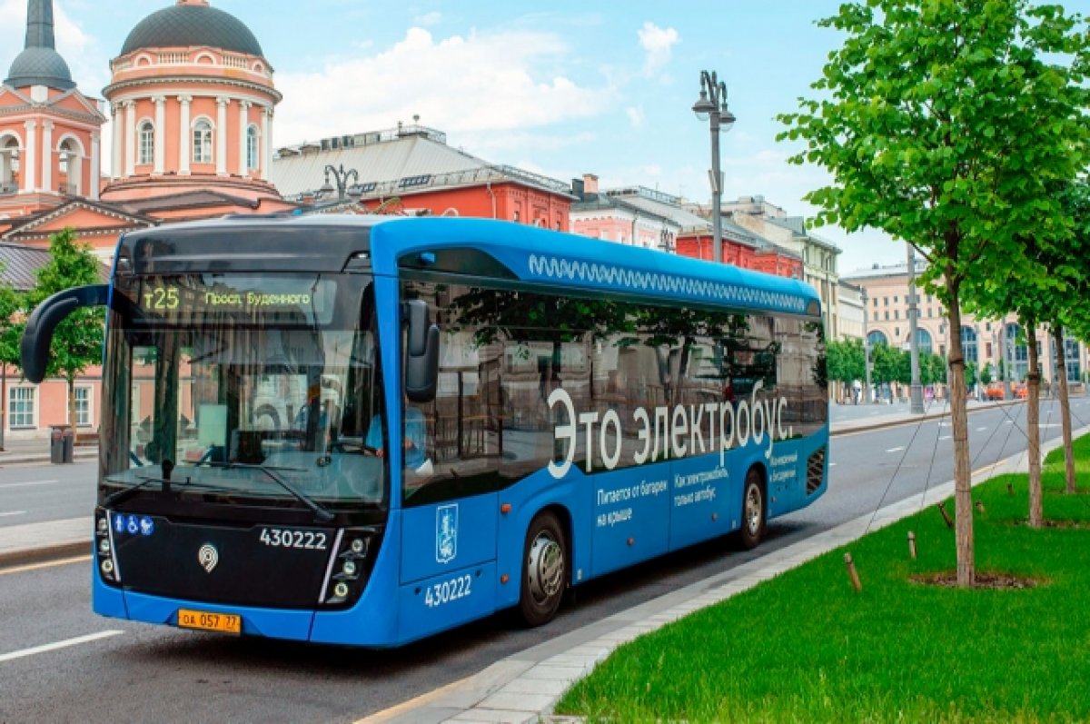 Собянин: электробусы перевезли за 5 лет более 350 млн пассажиров в Москве