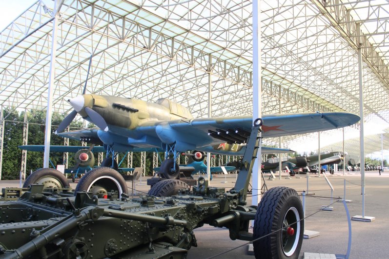 Так выглядит Ил-2 в Музее Победы в Москве.