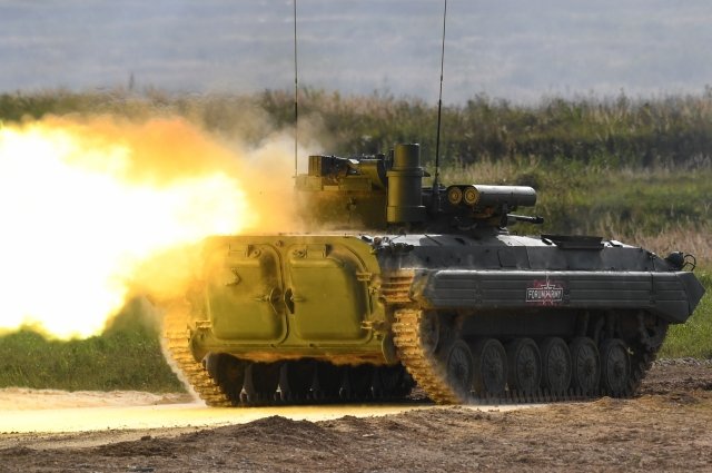 БМП-2М с боевым модулем «Бережок».