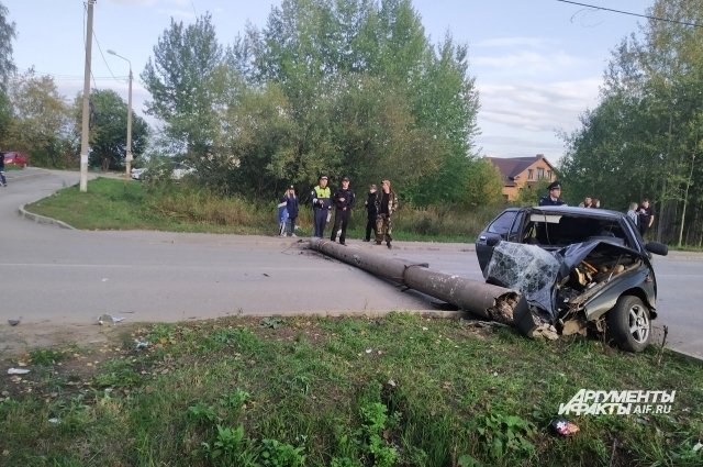 ДТП произошло в микрорайоне Заозерье примерно в 16.30 10 сентября.