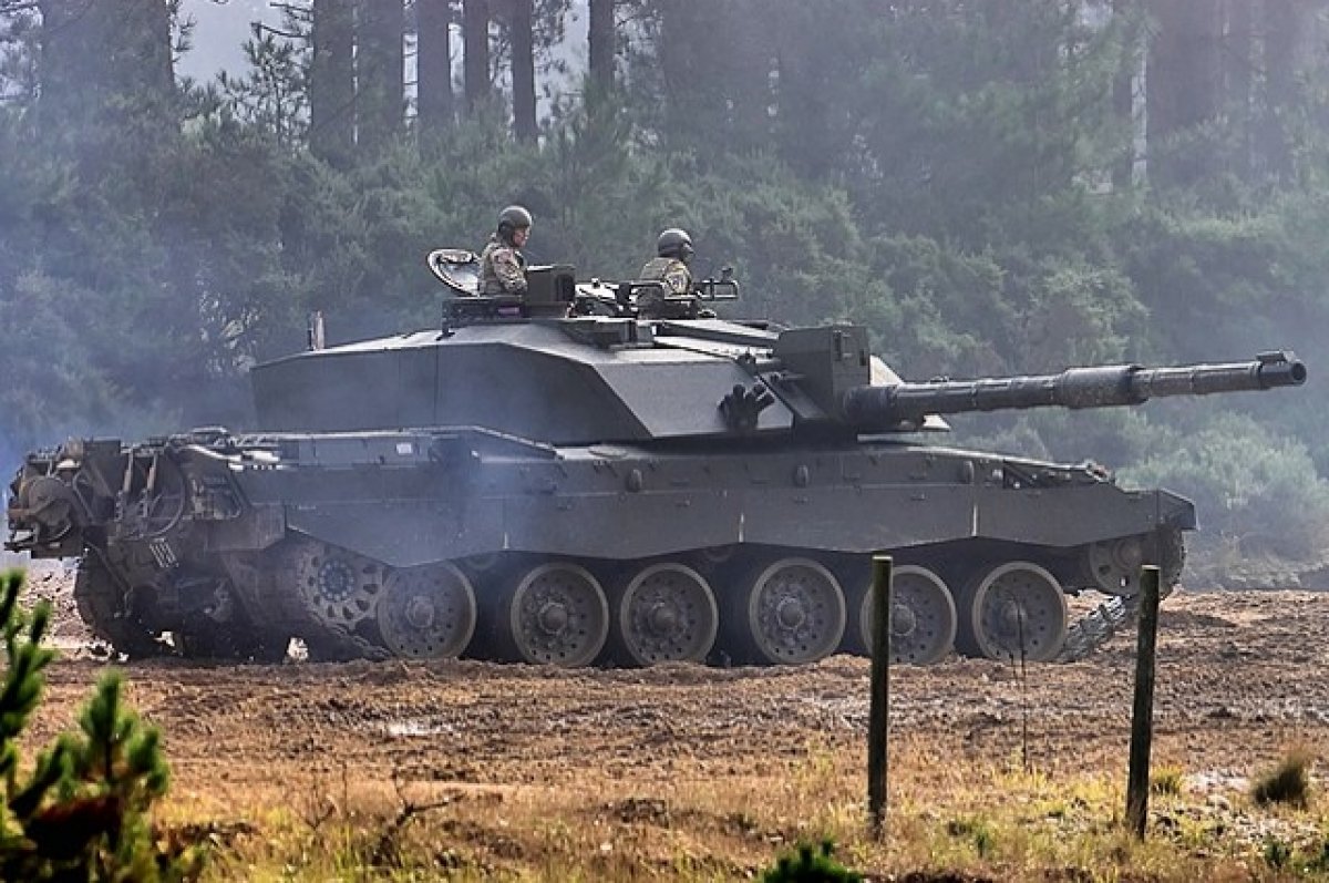 Балицкий рассказал об уничтожении танков Challenger 2 в Запорожской области